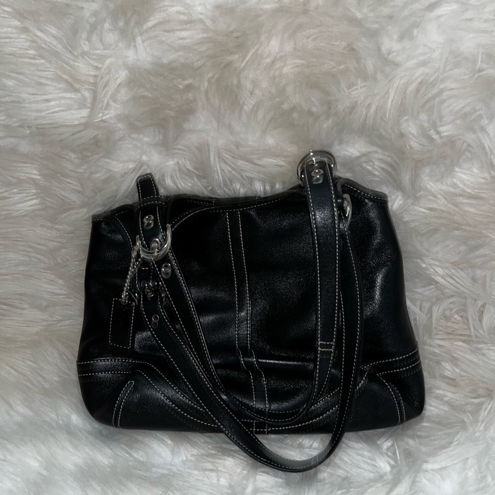 Coach 4983 Black Leather Bag